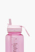 Pink Frosting/Blissful Pink - Back to Life Clear Bottle 32oz Straw Lid - GLAM MODA